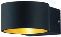 TRIO LEUCHTEN LED Wandleuchte "LACAPO", gold (schwarz, goldfarben), 1, H: 6cm, 1