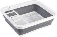 Geschirrst&auml;nder WENKO "Modell Gaia", grau (grau, wei&szlig;), B:36,5cm H:13cm T:31cm,