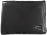 Geldb&ouml;rse CAMEL ACTIVE "Vegas", Herren, schwarz, Leder, clean, gepflegt, unifarben,