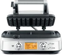 SAGE Waffeleisen "SWM620BSS the Smart Waffle Pro", silber (brushed stainless...