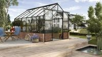 Gew&auml;chshaus VITAVIA "Cassandra 9900", schwarz, B:257cm H:248,9cm T:385,3cm,