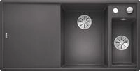 Granitsp&uuml;le BLANCO "AXIA III 6 S", grau (felsgrau), B:100cm, Verbundwerkstoff,