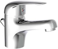 Waschtischarmatur SCH&Uuml;TTE "Magna", grau (chrom), B:4cm H:11,8cm T:15,2cm, Messing,