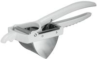 Kartoffelpresse METALTEX "Mr. Mash", silber (silberfarben), B:12cm T:38cm, Edelstahl,