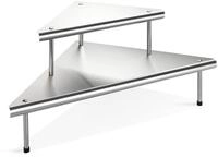 K&uuml;chenregal MAXIMEX "Modell Massivo Duo", silber (silberfarben), B:48,5cm H:31cm