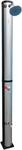 Solardusche MY POOL BWT "Alustyle Exklusiv", silber (silberfarben), B:16cm H:215cm,