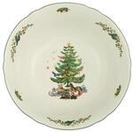 Schale SELTMANN WEIDEN "Sch&uuml;ssel Marieluise Weihnachten &oslash; 20,3 cm wei&szlig;-gr&uuml;n",