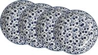 Suppenteller RITZENHOFF & BREKER "ROYAL SAKURA", wei&szlig; (wei&szlig;, blau), &Oslash;:20,5cm,
