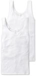 Unterhemd SCHIESSER "Unterhemd Cotton Essentials 2er Pack", Damen, Gr. S, N-Gr,