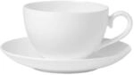 Tasse VILLEROY & BOCH "Kaffeetasse mit Untertasse Royal 260 ml wei&szlig;", wei&szlig;,