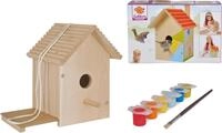 Kreativset EICHHORN "Outdoor Vogelhaus", beige (natur), Kreativsets, KinderB:14cm