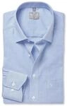 Langarmhemd MARVELIS, Herren, Gr. 45, N-Gr, blau, Web, Obermaterial: 100%...