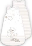 Babyschlafsack BABY BEST "Lieblingsmensch", Baby, Gr. L: 90cm, beige, Bezug: 100%