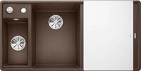 Granitsp&uuml;le BLANCO "AXIA III 6 S-F", braun (cafe), B:50cm H:19cm T:99cm,