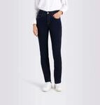 5-Pocket-Jeans MAC "Angela", Damen, Gr. 34, L&auml;nge 30, blau (dunkelblau rinsed),
