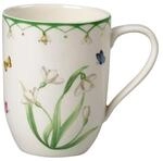 Becher VILLEROY & BOCH "Becher mit Henkel Colourful Spring 340 ml bunt", bunt,