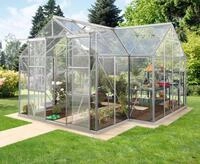 Gew&auml;chshaus VITAVIA "Sirona", silber (silberfarben), B:381cm T:381cm,