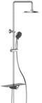 Brausegarnitur SCH&Uuml;TTE "Aquastar", grau (chromfarben), H:113cm, Brausegarnituren,