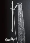 Duschsystem SCH&Uuml;TTE "Aquasave", grau (chromfarben), H:60cm T:7cm, Chrom,...