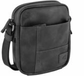Umh&auml;ngetasche CAMEL ACTIVE "Laos", Herren, Gr. B/H/T: 18,5cm x 23cm x 7cm, schwarz,