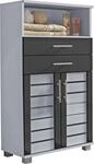 Midischrank SCHILDMEYER "Nikosia, Midischrank, Made in Germany, B: 60 cm", grau