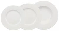 Tafelservice VILLEROY & BOCH "Wonderful World White", wei&szlig;, 12 Stk., Fine