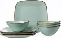 Tafelservice RITZENHOFF & BREKER "Geschirr-Set CASA", blau, 8 Stk., Porzellan,