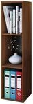Standregal VCM "Holz Stand Regal Aufbewahrung Deko B&uuml;cher Mendas 3", braun (kern,