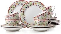 Kaffeeservice RITZENHOFF & BREKER "Doppio Shanti, Geschirr-Set, Service", bunt