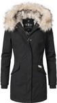 Wintermantel NAVAHOO "Wintermantel Cristal", Damen, Gr. XL, schwarz, Obermaterial: