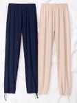 Jerseyhose CLASSIC BASICS, Damen, Gr. 38, Normalgr&ouml;&szlig;en, beige (sand), 100%