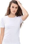 T-Shirt MEY "Noblesse", Damen, Gr. 42, wei&szlig;, Feinripp, Obermaterial: 100% Baumwolle,