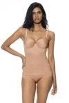 BH-Hemd MEY "Joan", Damen, Gr. 75, Cup E, beige (cream tan), Single Jersey,