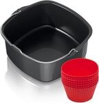 PHILIPS Backeinsatz "HD9925/01", schwarz, B:17,4cm H:7,4cm T:16,4cm,