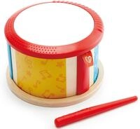 Spielzeug-Musikinstrument HAPE "Doppelseitige Kinder Trommel", bunt,