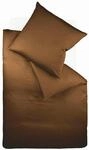 Bettw&auml;sche FLEURESSE "Colours in 135x200, 155x220 oder 200x200 cm", braun