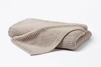Wohndecke PRIMERA "Strick", beige (natur), B:130cm L:170cm, Polyacryl, Wohndecken,