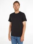 T-Shirt TOMMY JEANS "TJM ESSENTIAL SOLID", Herren, Gr. L, schwarz (tommy...