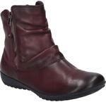 Stiefelette JOSEF SEIBEL "Naly 24, rot", Damen, Gr. 38, rot (bordo), Obermaterial: