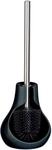 WC-Garnitur WENKO "Drop Neo", schwarz, B:40cm H:13,5cm L:14cm, Keramik,
