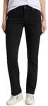 Regular-fit-Jeans MUSTANG "Julia", Damen, Gr. 33, L&auml;nge 32, schwarz (midnight
