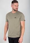 Rundhalsshirt ALPHA INDUSTRIES "BASIC T SMALL LOGO", Herren, Gr. 3XL, gr&uuml;n...