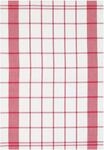 Geschirrtuch STUCO "karo", rot (rot, wei&szlig;), B:50cm L:70cm, 100% Baumwolle,