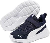 Sneaker PUMA "ANZARUN LITE AC INF", Jungen, Gr. 25, blau (peacoat, puma wei&szlig;),