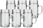 Bierkrug ST&Ouml;LZLE "Ma&szlig;krug STYRIA 1000 ml 6er Set transparent", bunt (transparent),