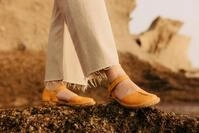 Riemchenballerina JOSEF SEIBEL "ROSALIE 42", Damen, Gr. 42, braun (cognac, uni),