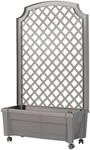 Spalier KHW, grau, B:79cm H:134cm T:35cm, Kunststoff, Rankhilfen, Spalier,