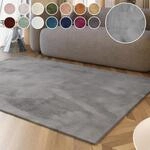 Hochflor-Teppich ESPRIT "Alice ESP-4377, Kunstfell" Gr. 1, grau, B:70cm H:25mm