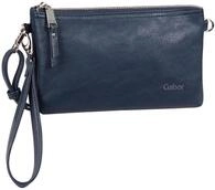 Abendtasche GABOR "Emmy", Damen, Gr. B/H/T: 22,5cm x 13,5cm x 4,5cm, blau,