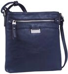 Umh&auml;ngetasche GABOR "Ina", Damen, Gr. B/H/T: 23cm x 22cm x 3cm, blau,...